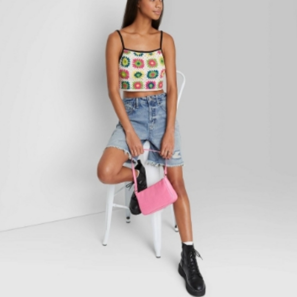 3/$18 High Rise Denim Shorts with Frayed Hem - Wild Fable